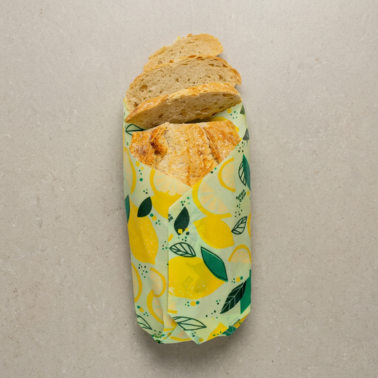 Bee's Wrap Beeswax Reusable Bread Wrap — Fresh Squeeze Print