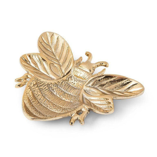 Small Flat Bee Tray-Gold-6"W - Marcel’s Culinary Experience