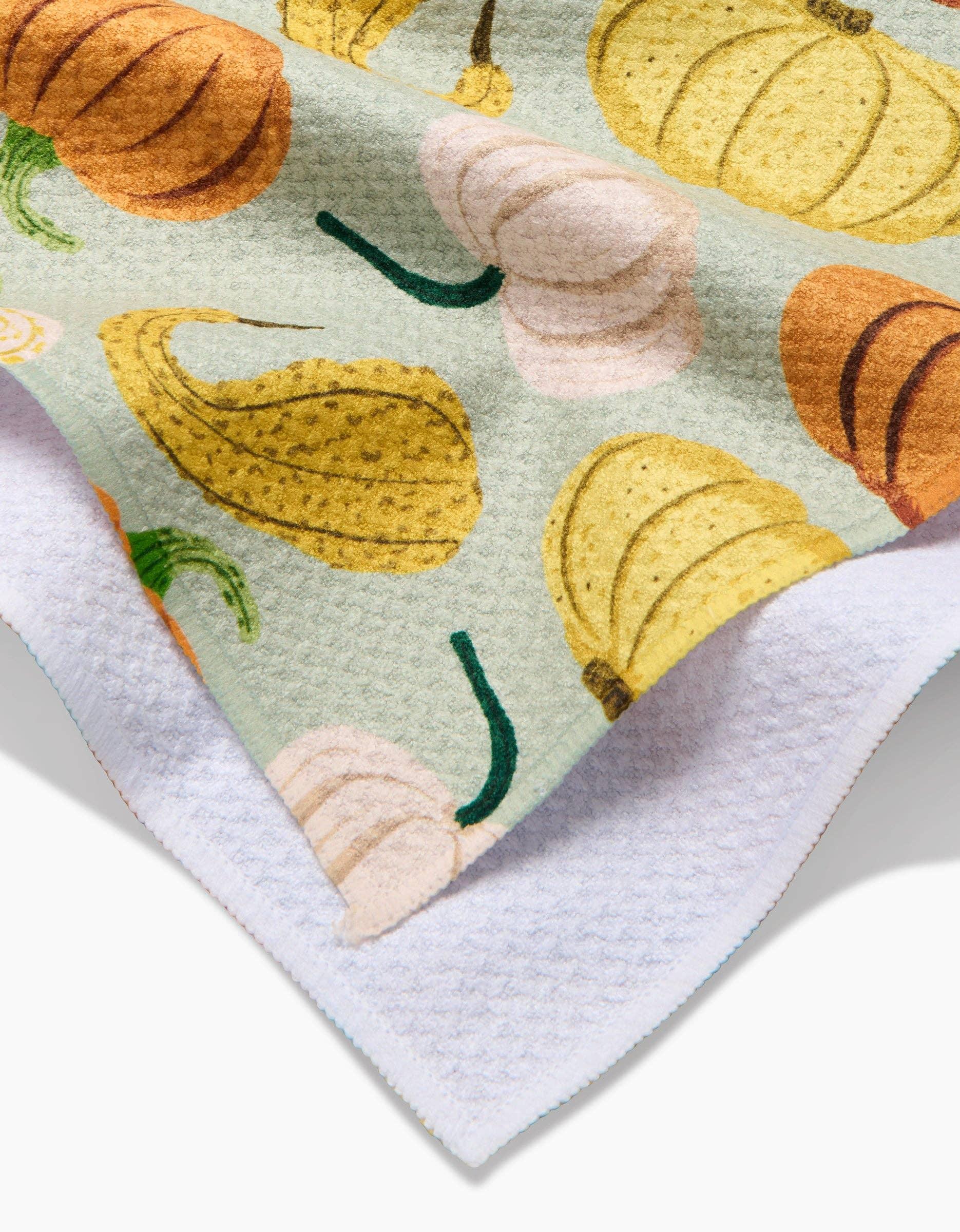 Geometry Pumpkins And Gourds Tea Towel - Marcel’s Culinary Experience