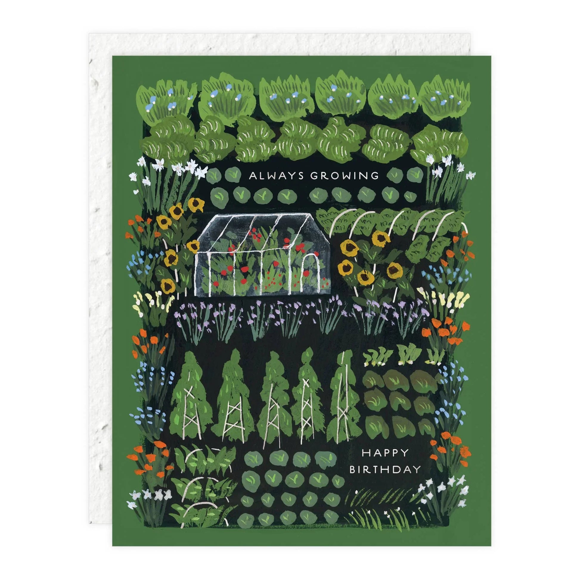 Garden Greenhouse - Birthday Card - Marcel’s Culinary Experience