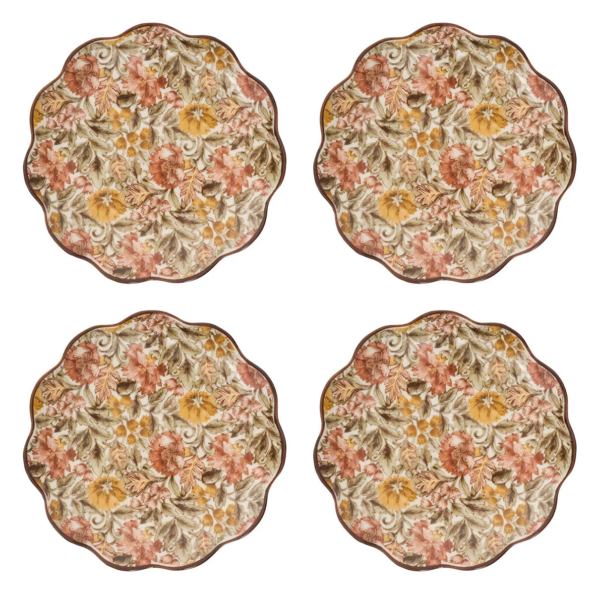 Juliska Willa Cocktail Plates Set/4 - Amber