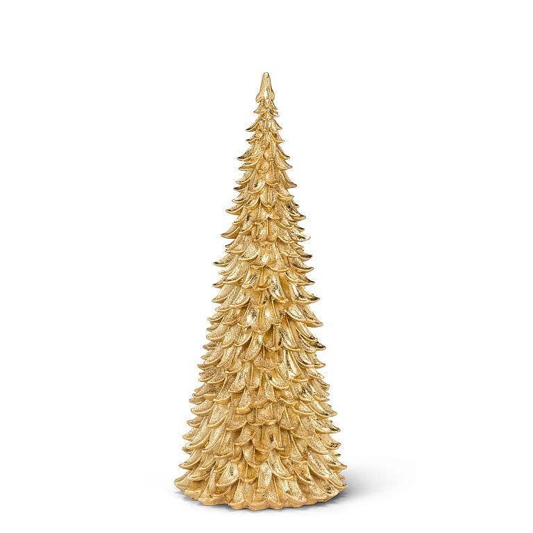 Large Gilded Gold Decorative Tree | 17 Inch
