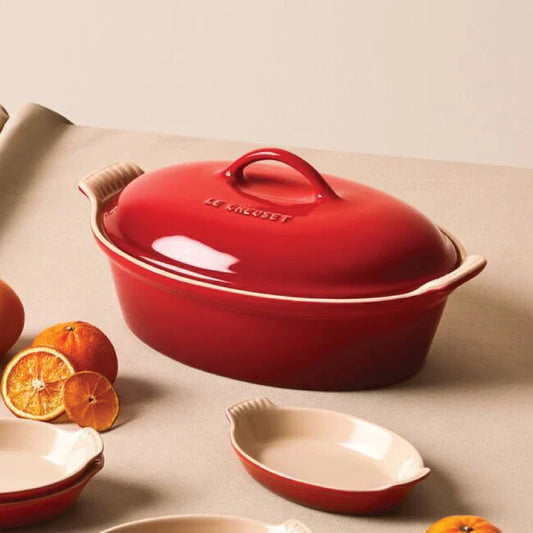 Le Creuset Heritage Oval Casserole 4 qt - Cerise