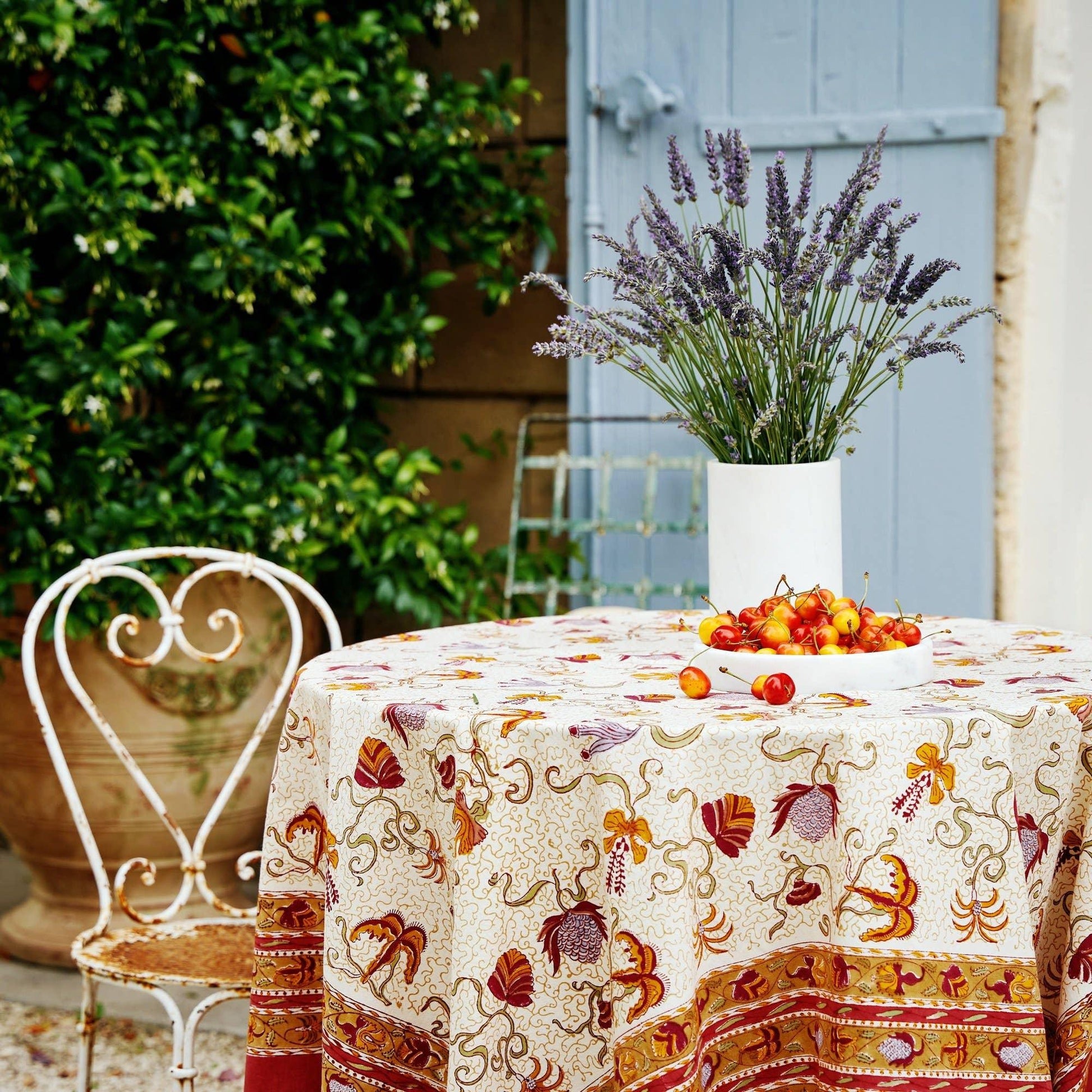 Couleur Nature Fleurs des Indes | Tablecloth - Marcel’s Culinary Experience