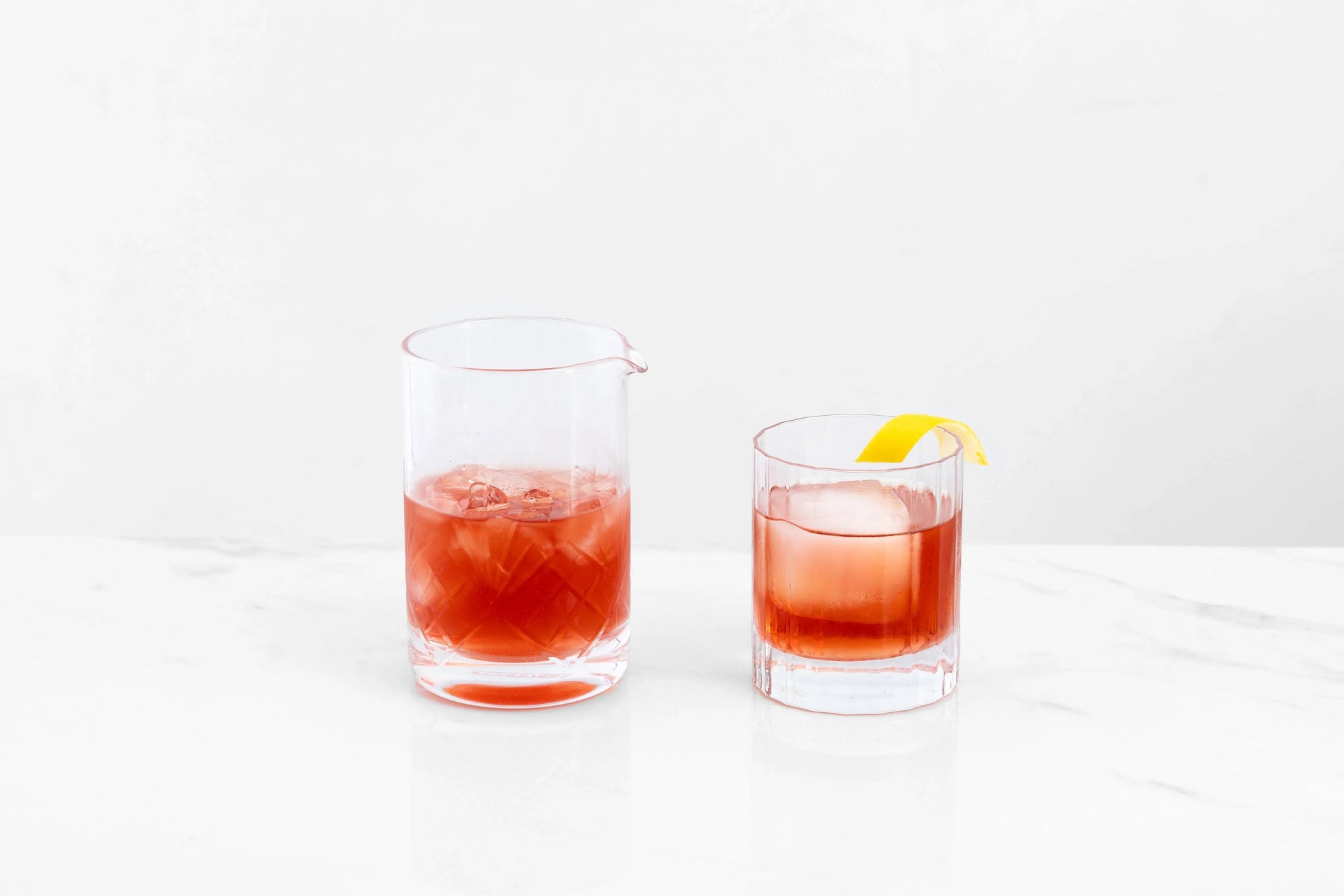 Craft Cocktail Mixing Glass, Botanica Print - Marcel’s Culinary Experience