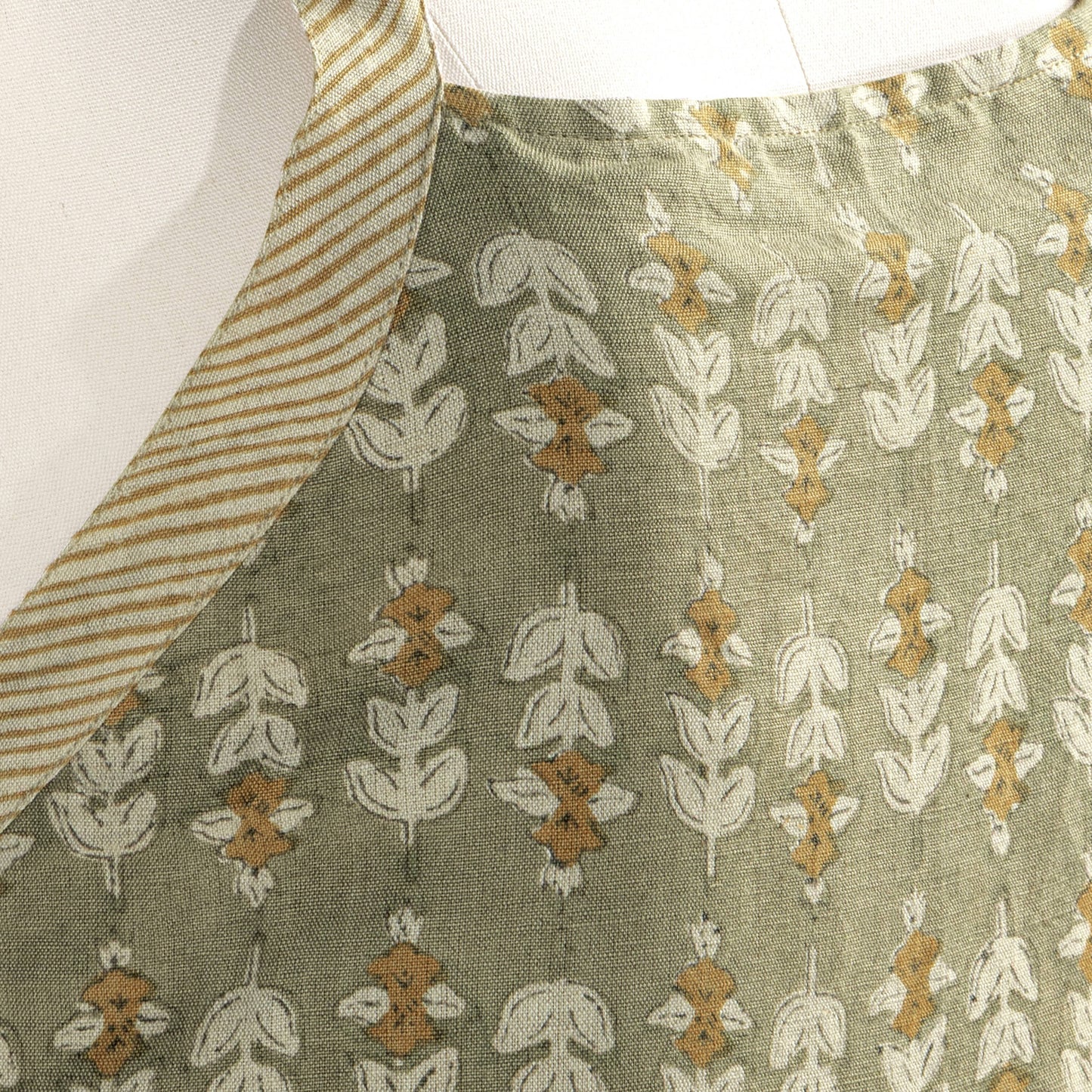 Blossom Block Print Apron