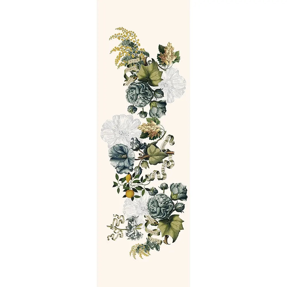 Garnier Thiebaut Giardino Natural Table Runner, 20"x61"