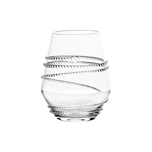Juliska Chloe Stemless Wine Glass - Marcel’s Culinary Experience
