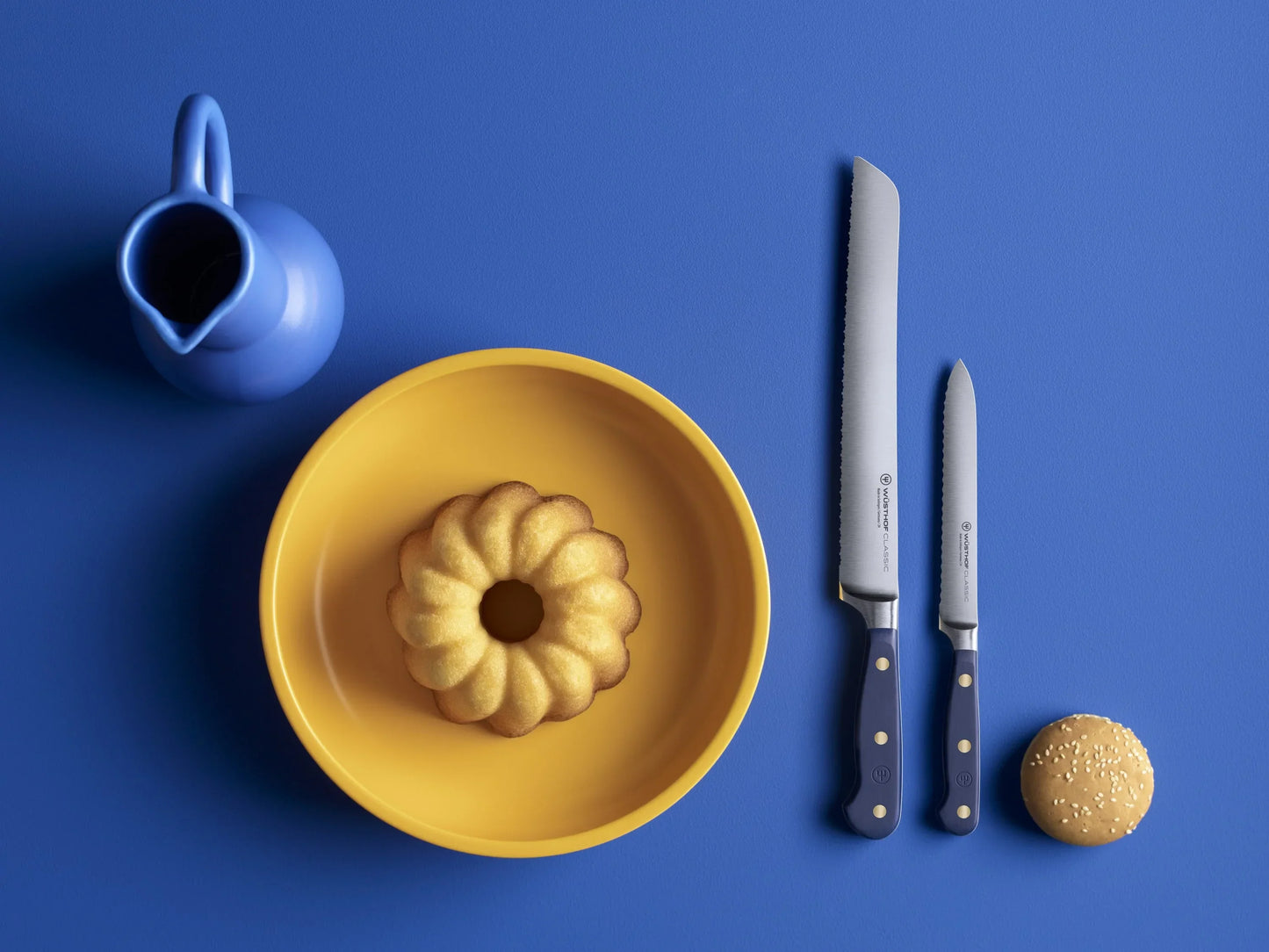 Wüsthof Double Serrated Bread Knife 9" Wild Blueberry - Marcel’s Culinary Experience