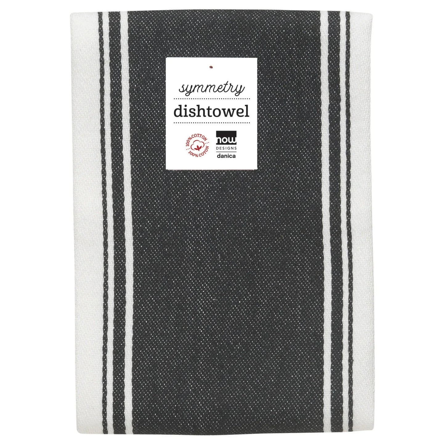 Symmetry Black Dishtowel - Marcel’s Culinary Experience