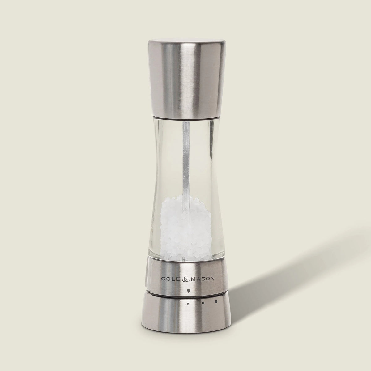 Cole & Mason Derwent Stainless Steel Salt & Pepper Mill Set | 7.5 Inch