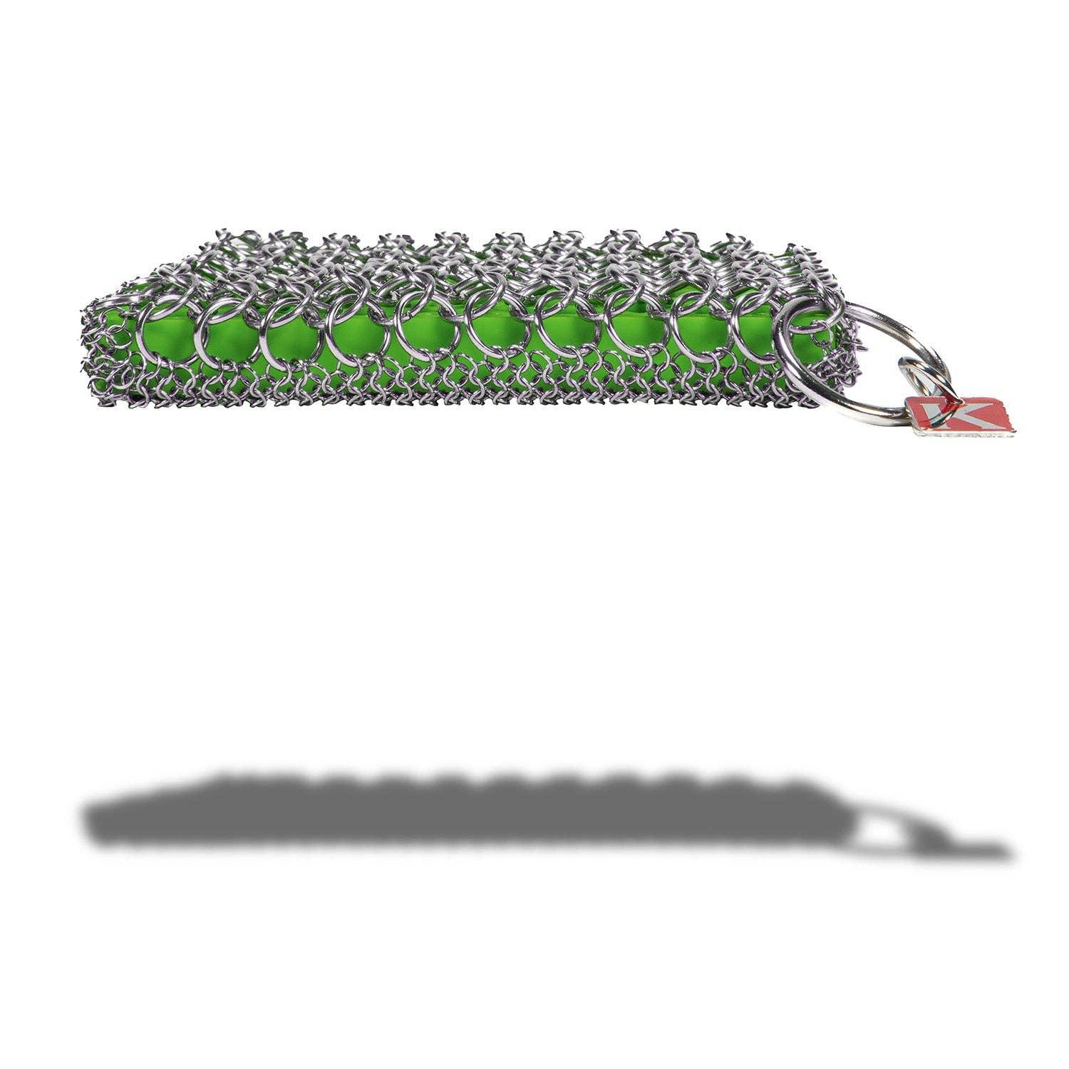 Knapp Made Zesty Lime Chainmail Combo Scrubber with Silicone Core - Marcel’s Culinary Experience