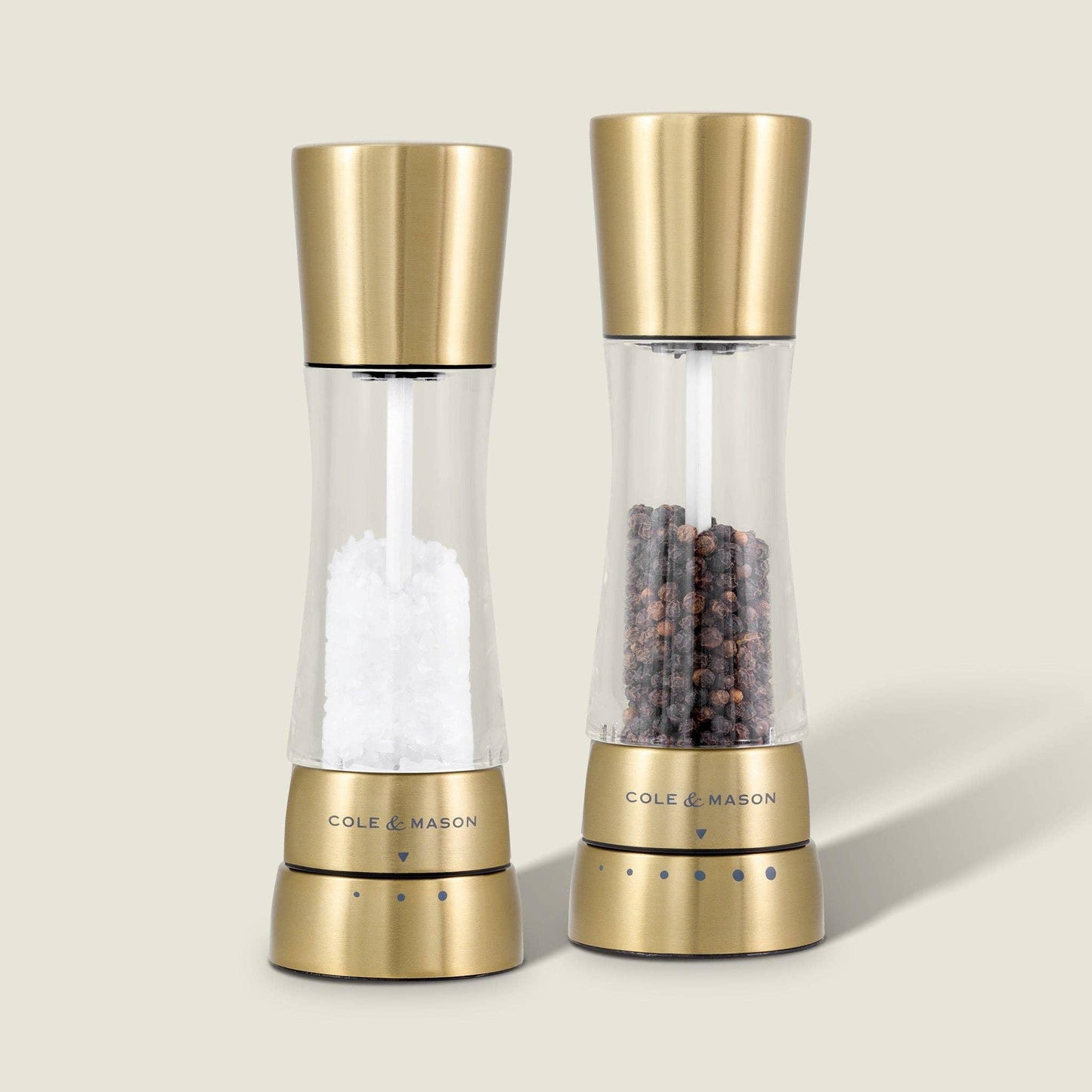Cole & Mason Derwent Gold Salt & Pepper Mill