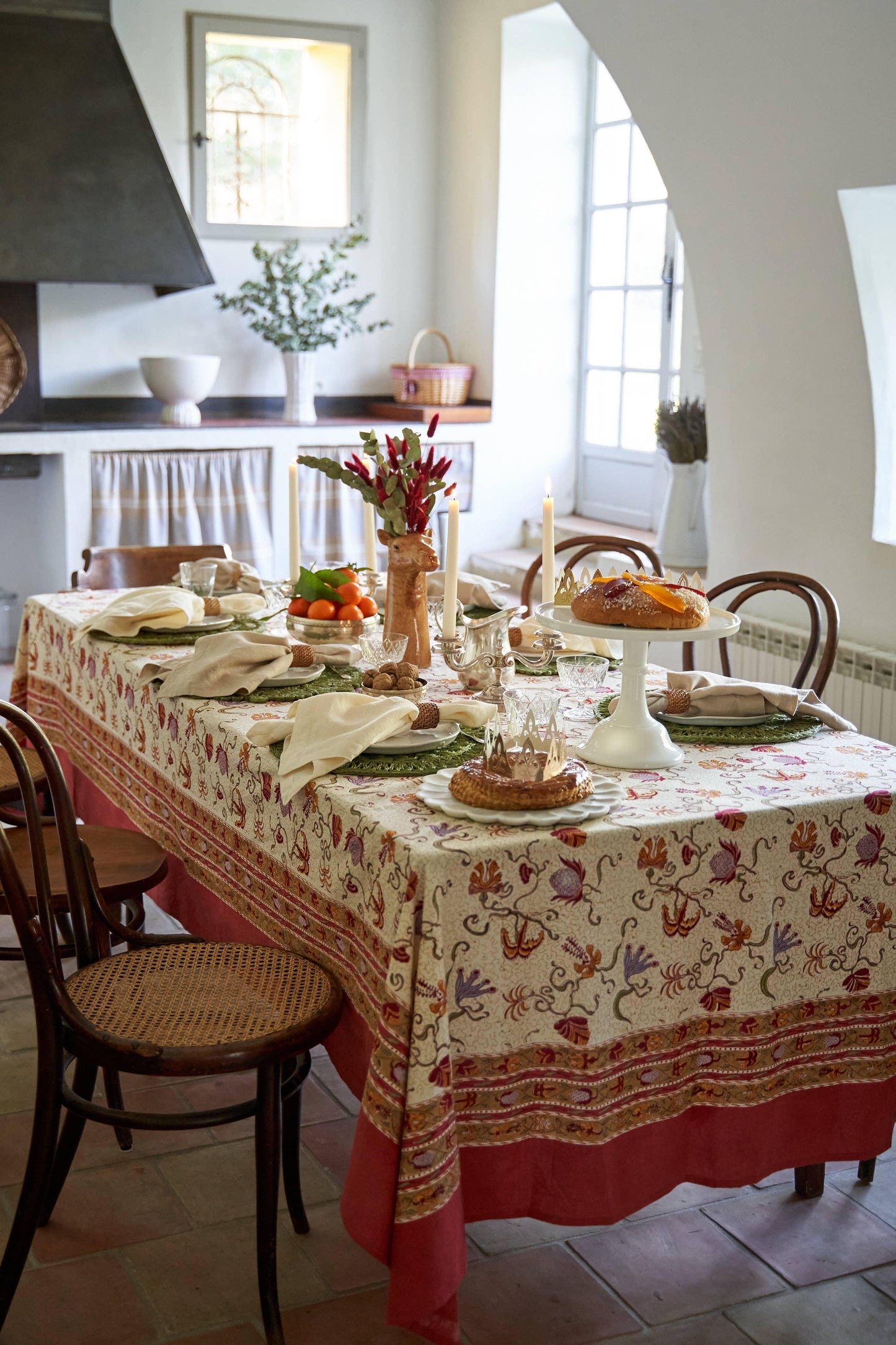 Couleur Nature Fleurs des Indes | Tablecloth - Marcel’s Culinary Experience