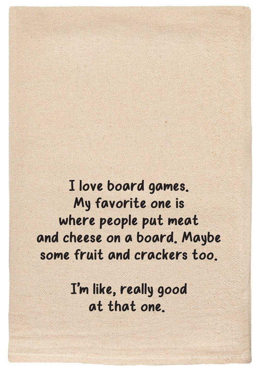 Board Games & Charcuterie Kitchen Towels - Handmade Cotton Dish Towels