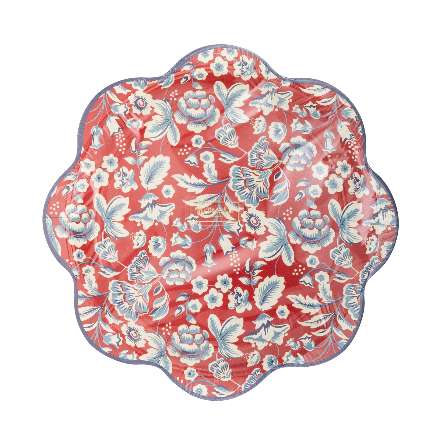 Hamptons Floral Wave Paper Plate - Marcel’s Culinary Experience