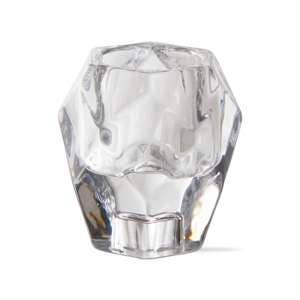 Geo Reversible Holder Small and Large Clear Glass Everyday
