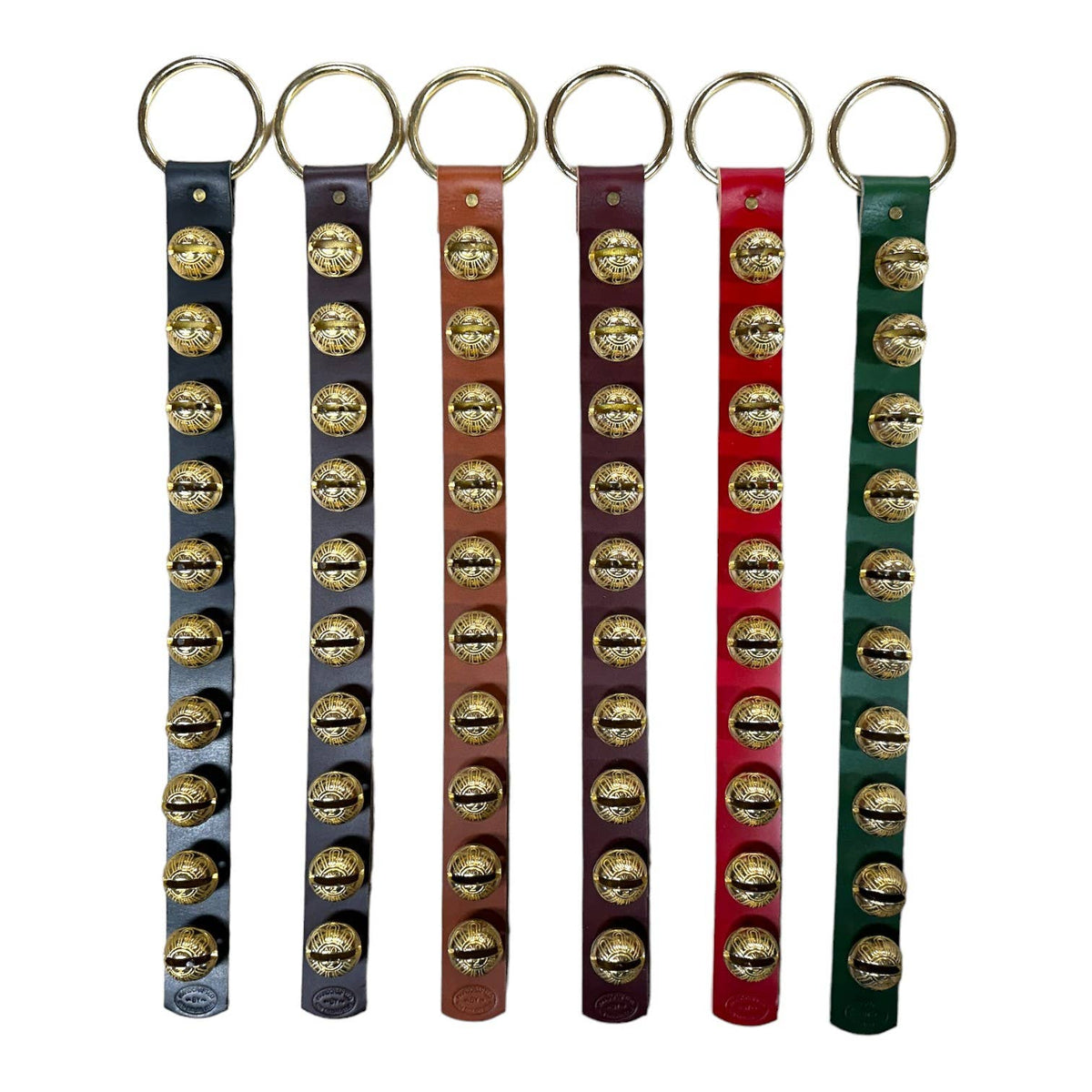 Traditional Strap Bells – #2 Size – 10 Bells on Strap