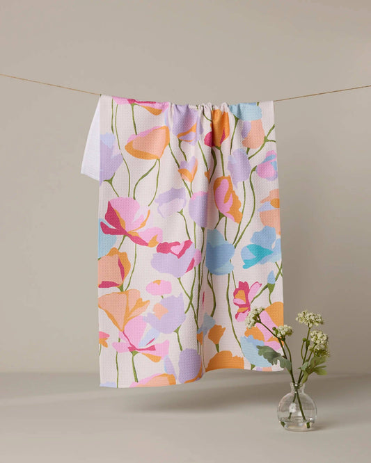 Geometry Sunlit Garden Tea Towel