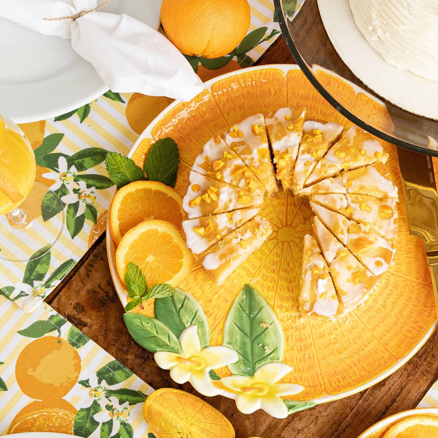 Orange Serving Platter