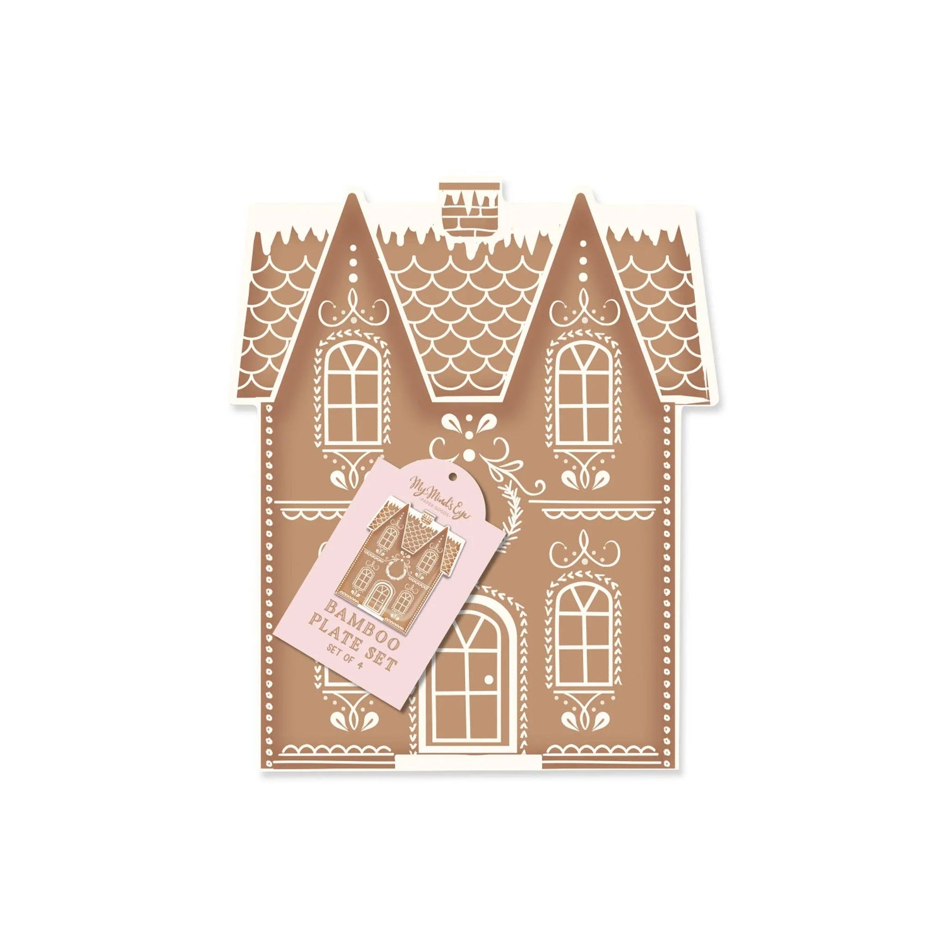 Gingerbread House Bamboo Plates - 4 - Marcel’s Culinary Experience