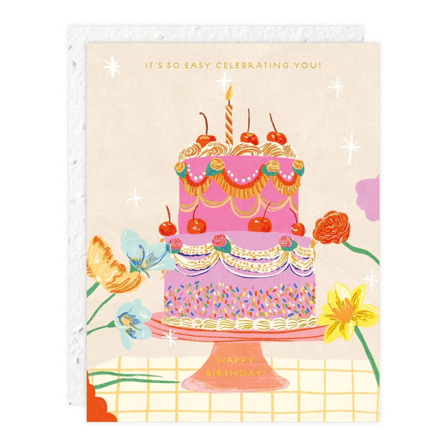 Cherry Cake - Birthday Card - Marcel’s Culinary Experience