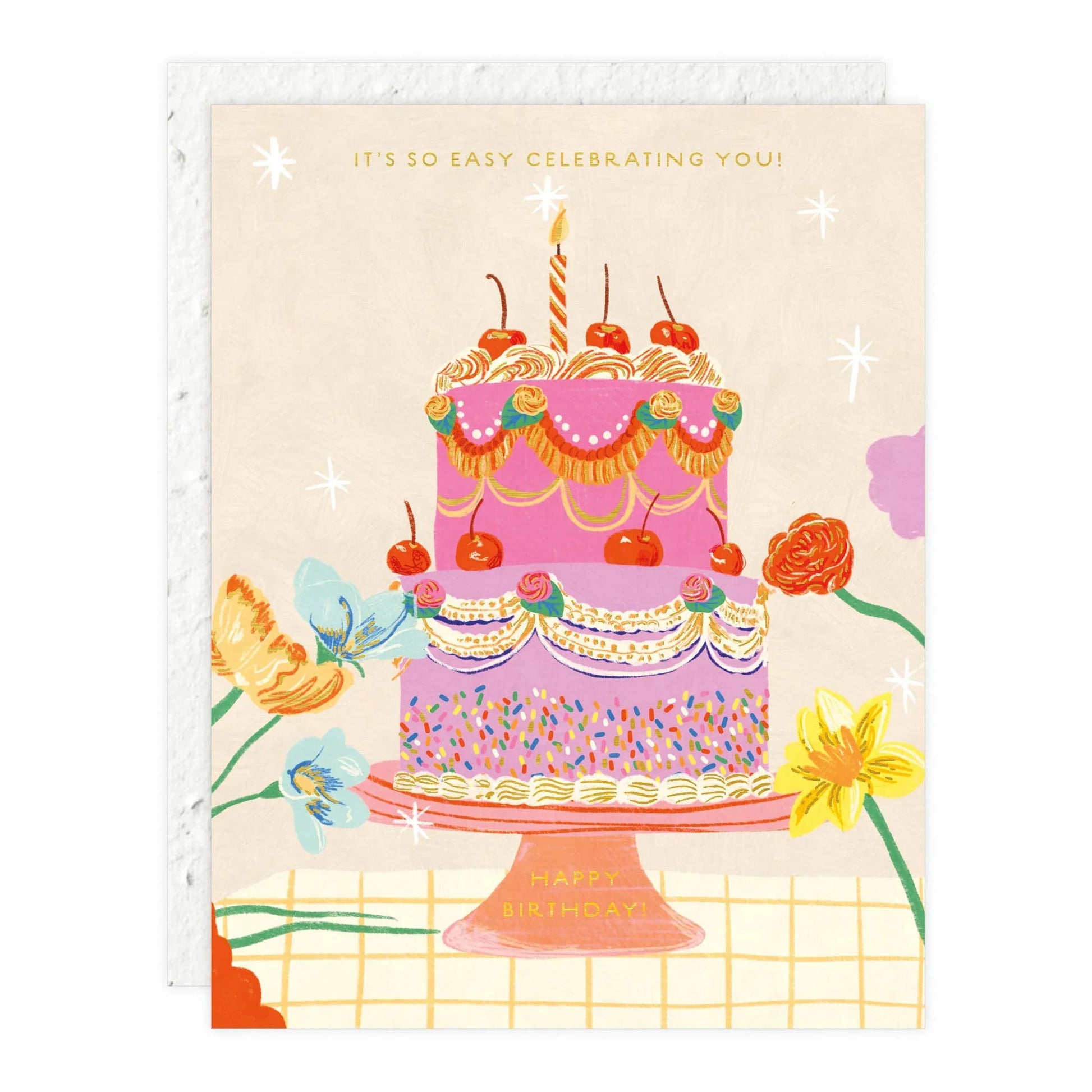 Cherry Cake - Birthday Card - Marcel’s Culinary Experience