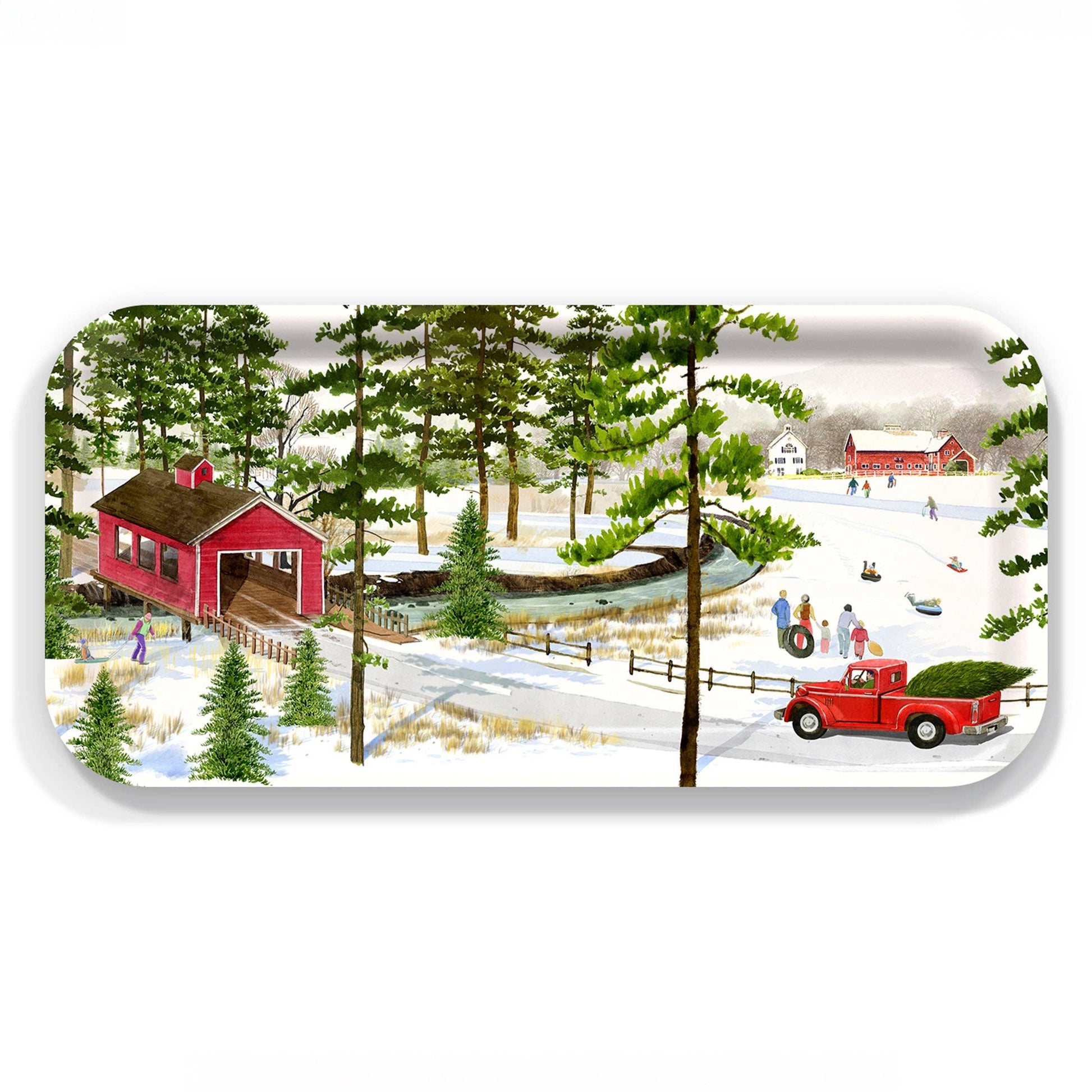 Caskata X Felix Doolittle Sledding Small Rectangular Tray - Marcel’s Culinary Experience