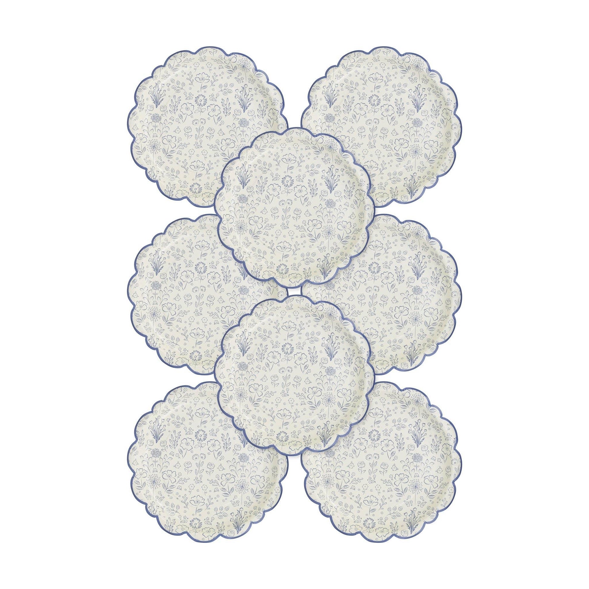 Pembroke Floral 10" Paper Plate - Marcel’s Culinary Experience