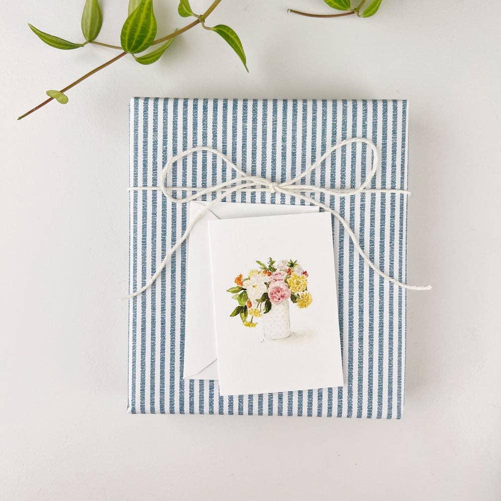 Hobnail bouquet mini notecard - Marcel’s Culinary Experience