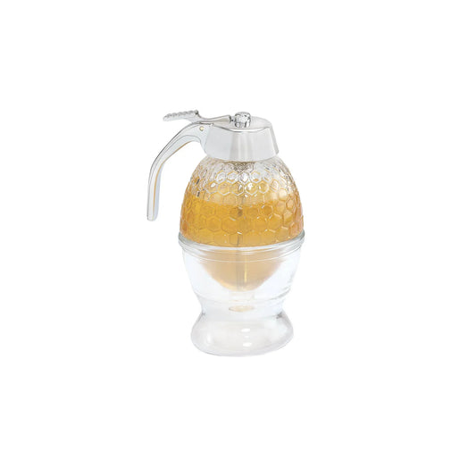 Glass Honey, Syrup Dispenser, 6-Ounce - Marcel’s Culinary Experience