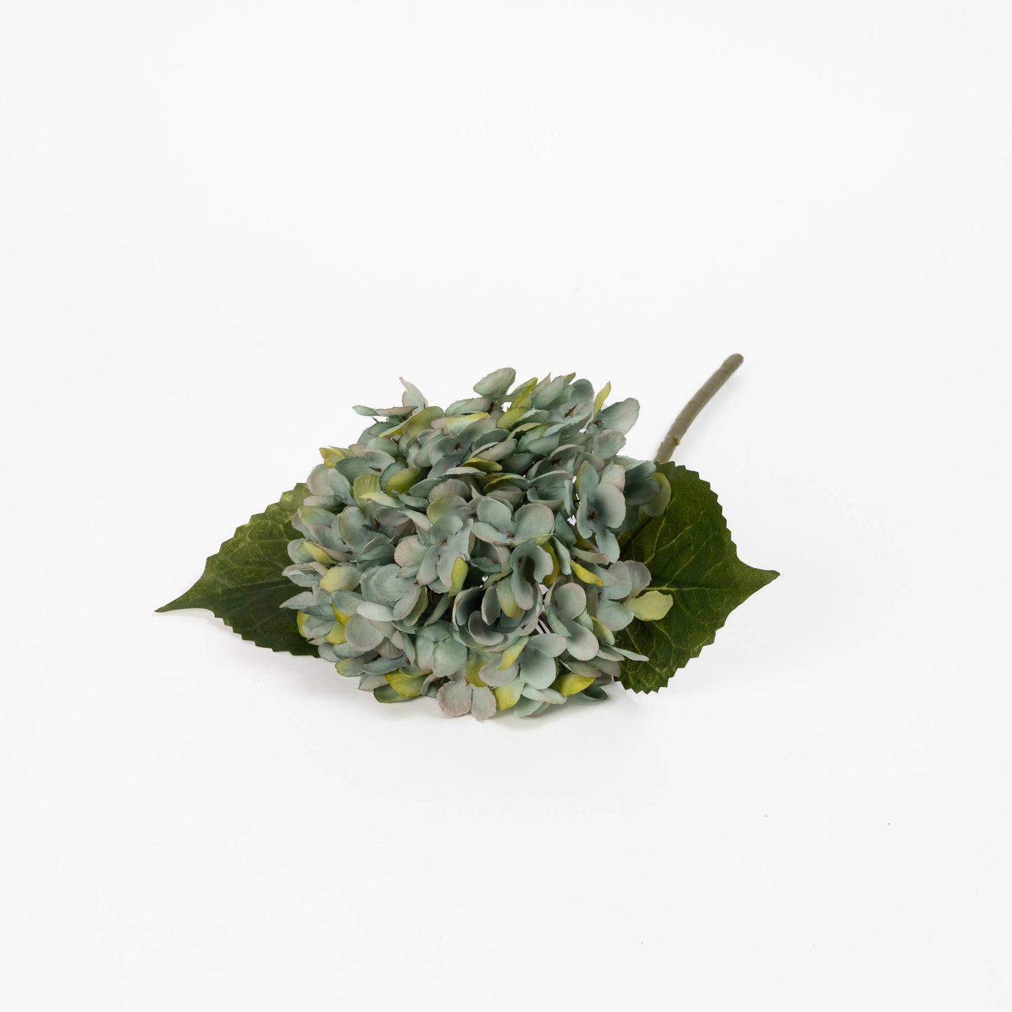 Faux Hydrangea Pick - Blue - 13 Inch