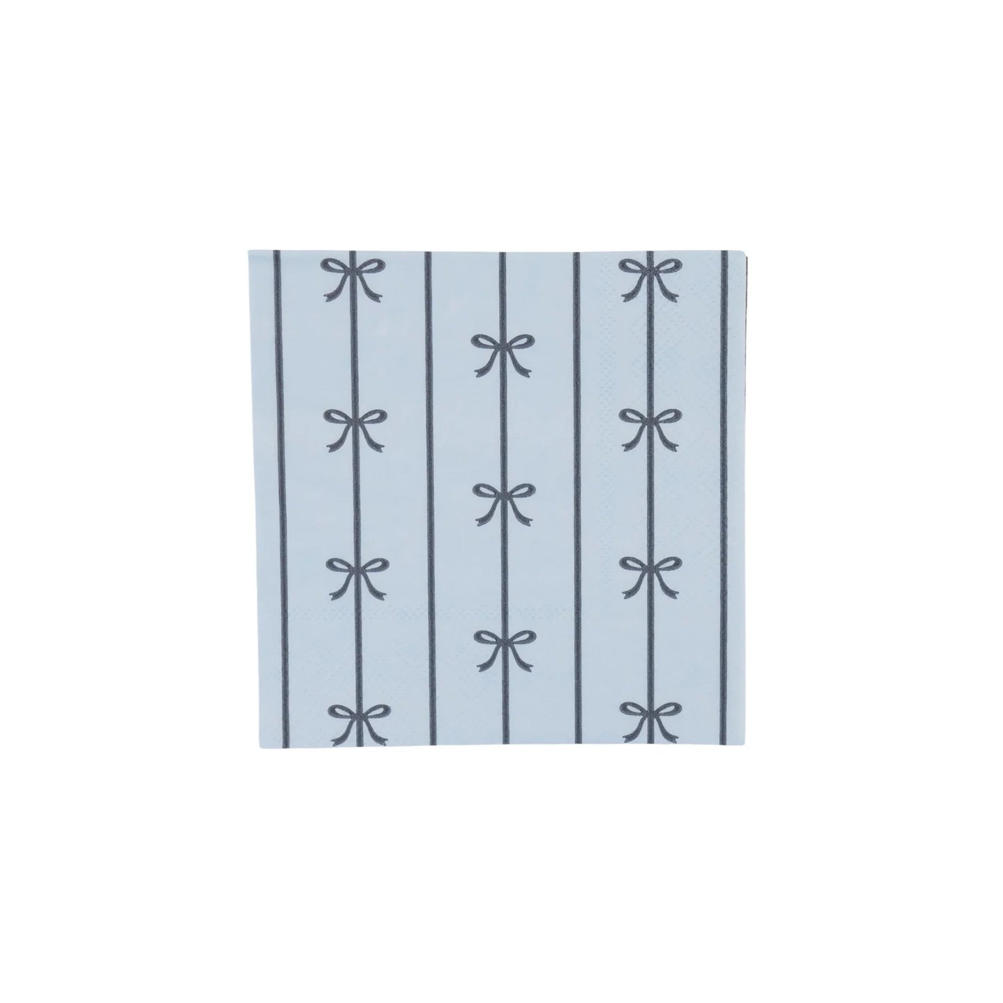 SKY BLUE SIGNATURE BOW SMALL NAPKINS - Marcel’s Culinary Experience