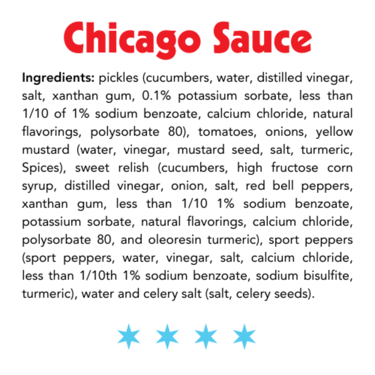 The Original Chicago Sauce – More Than Mustard, Tangy & Bold