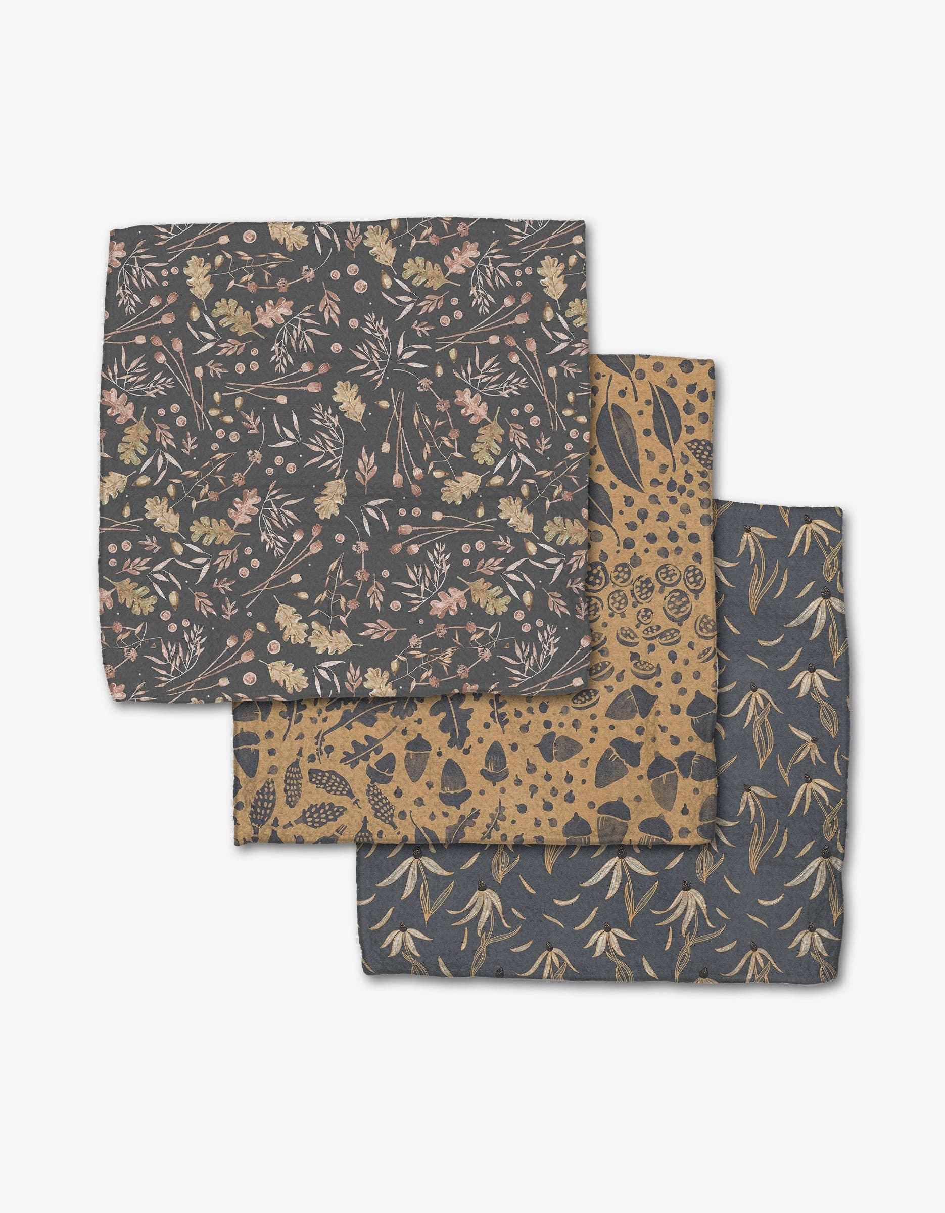 Geometry Autumn Harvest Dishcloth Set - Marcel’s Culinary Experience
