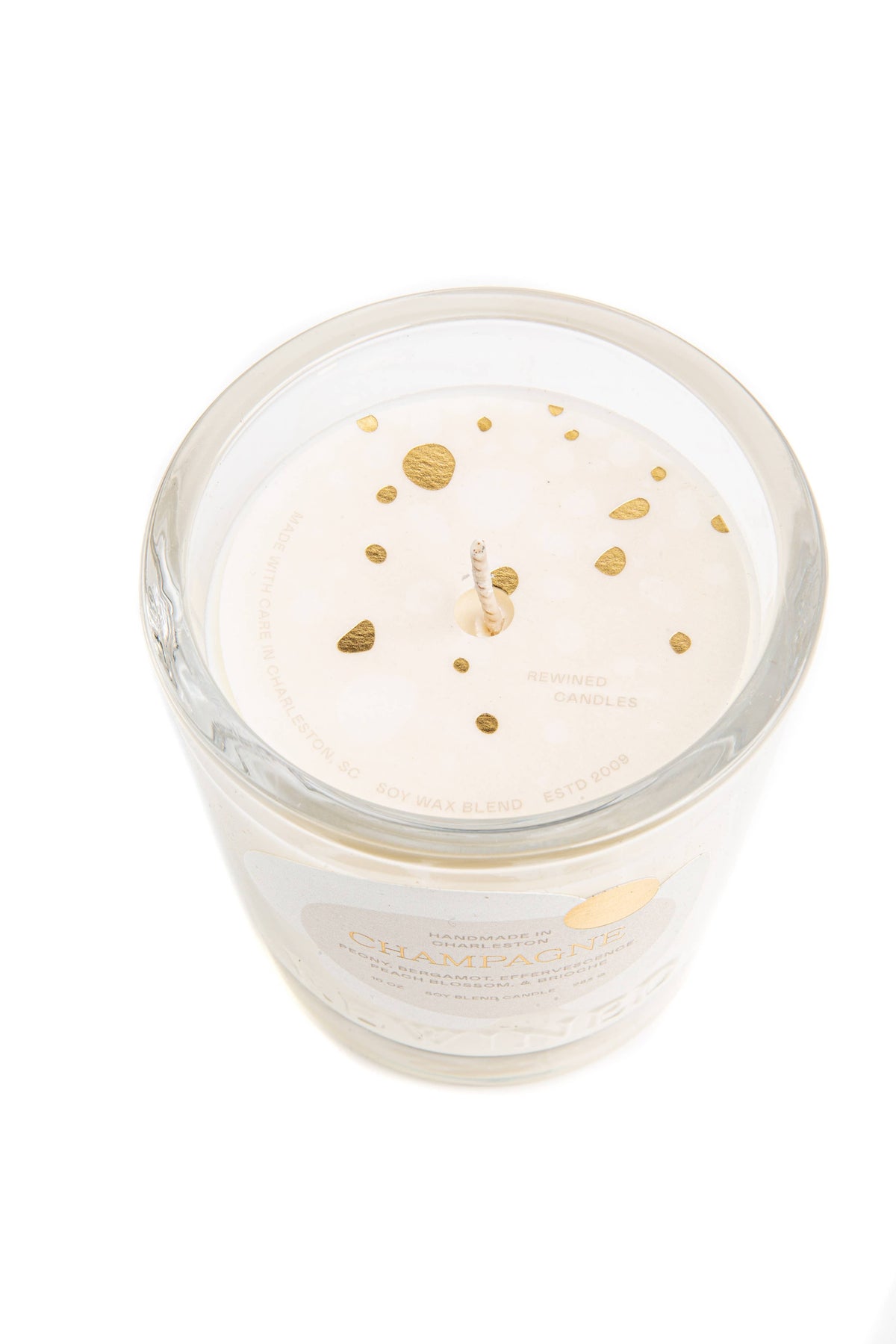 Rewined Champagne Candle, 10 oz