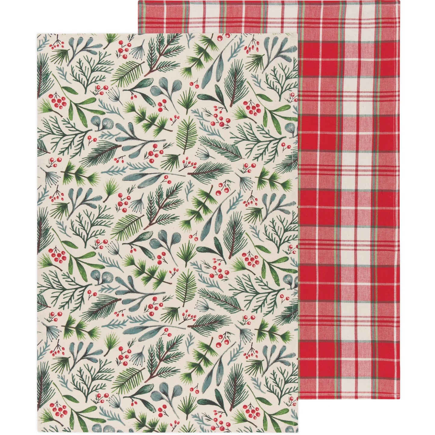 Bough & Berry Coordinated Dishtowels Set of 2