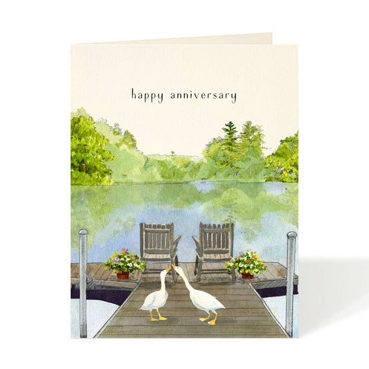 Just Ducky Anniversary Greeting Card