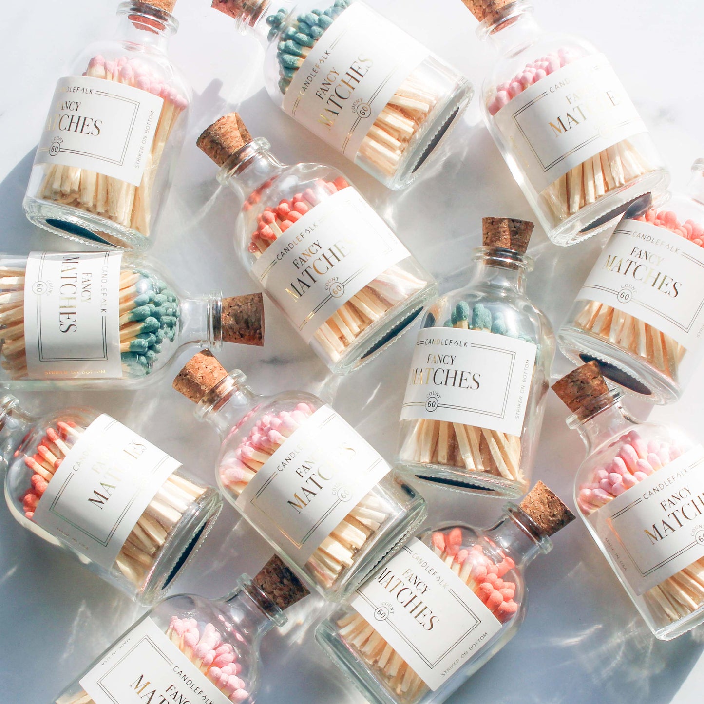 Light Pink Apothecary Matches