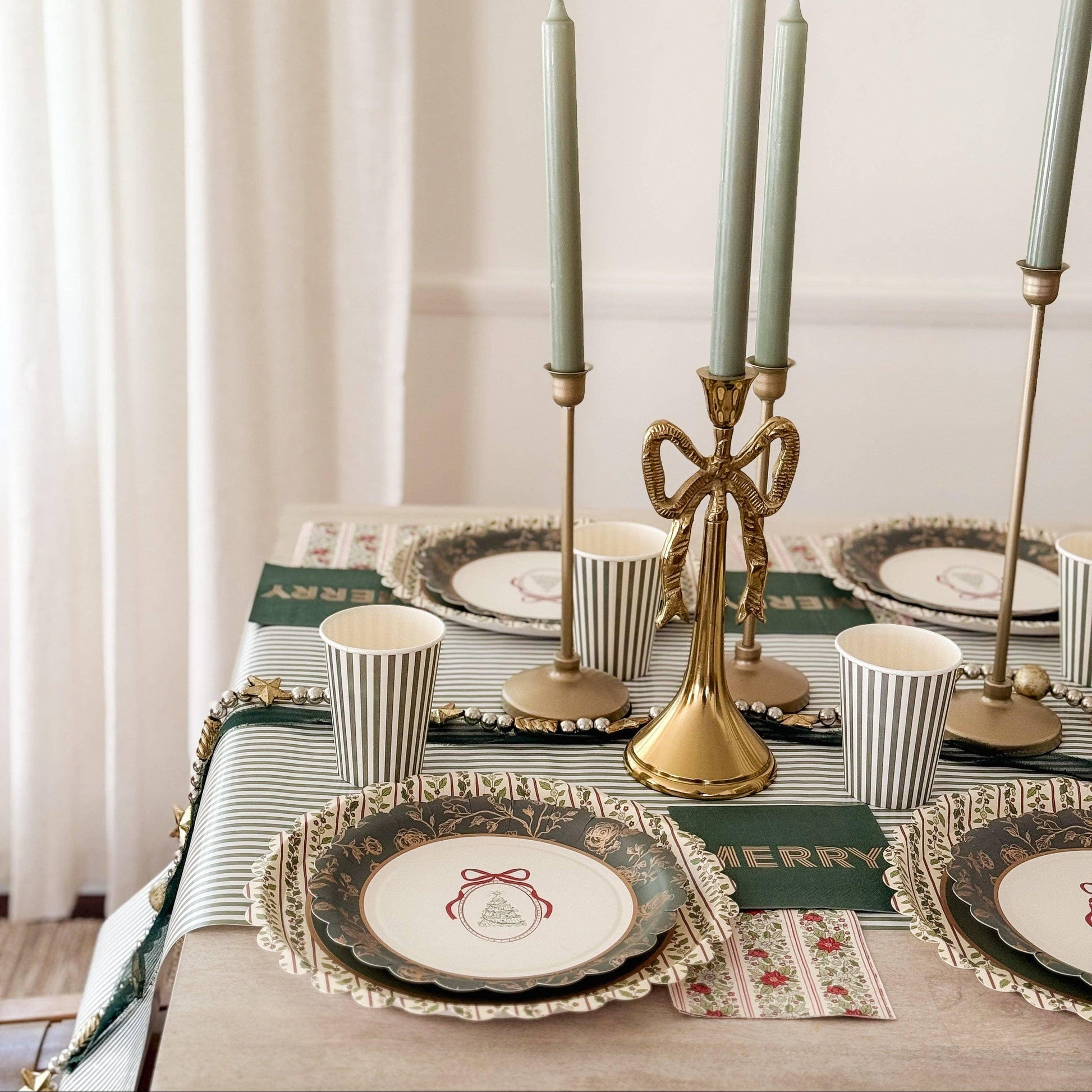 Hearth & Holly Vintage Floral Dessert Plates (12pcs) - Marcel’s Culinary Experience