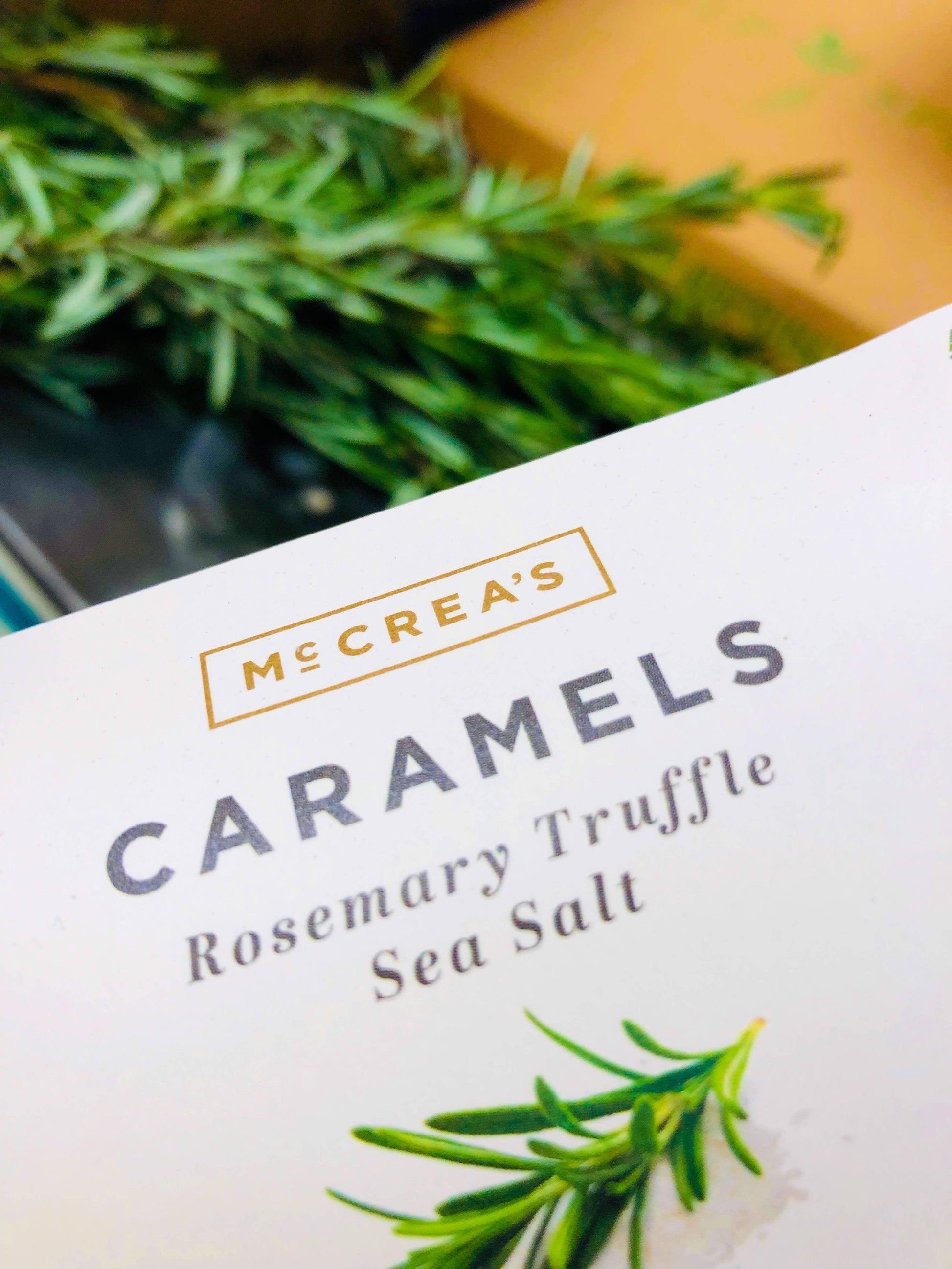 Caramels Pillow Box - Rosemary Truffle Sea Salt - Marcel’s Culinary Experience