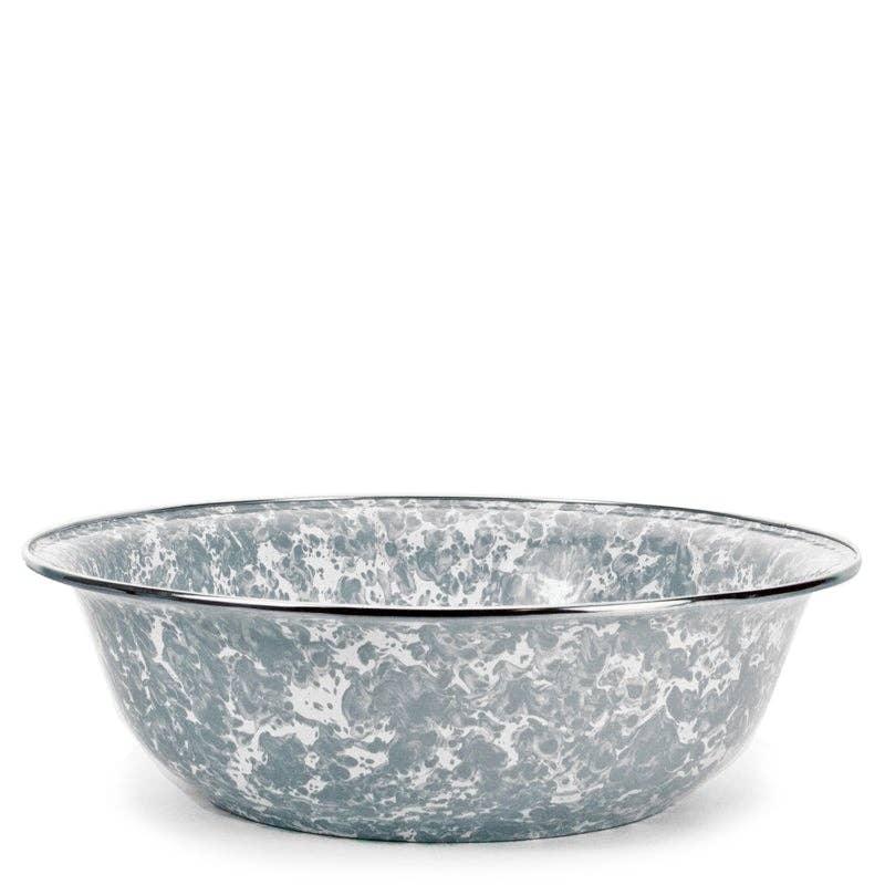 Golden Rabbit Enamelware Swirl Serving Bowl