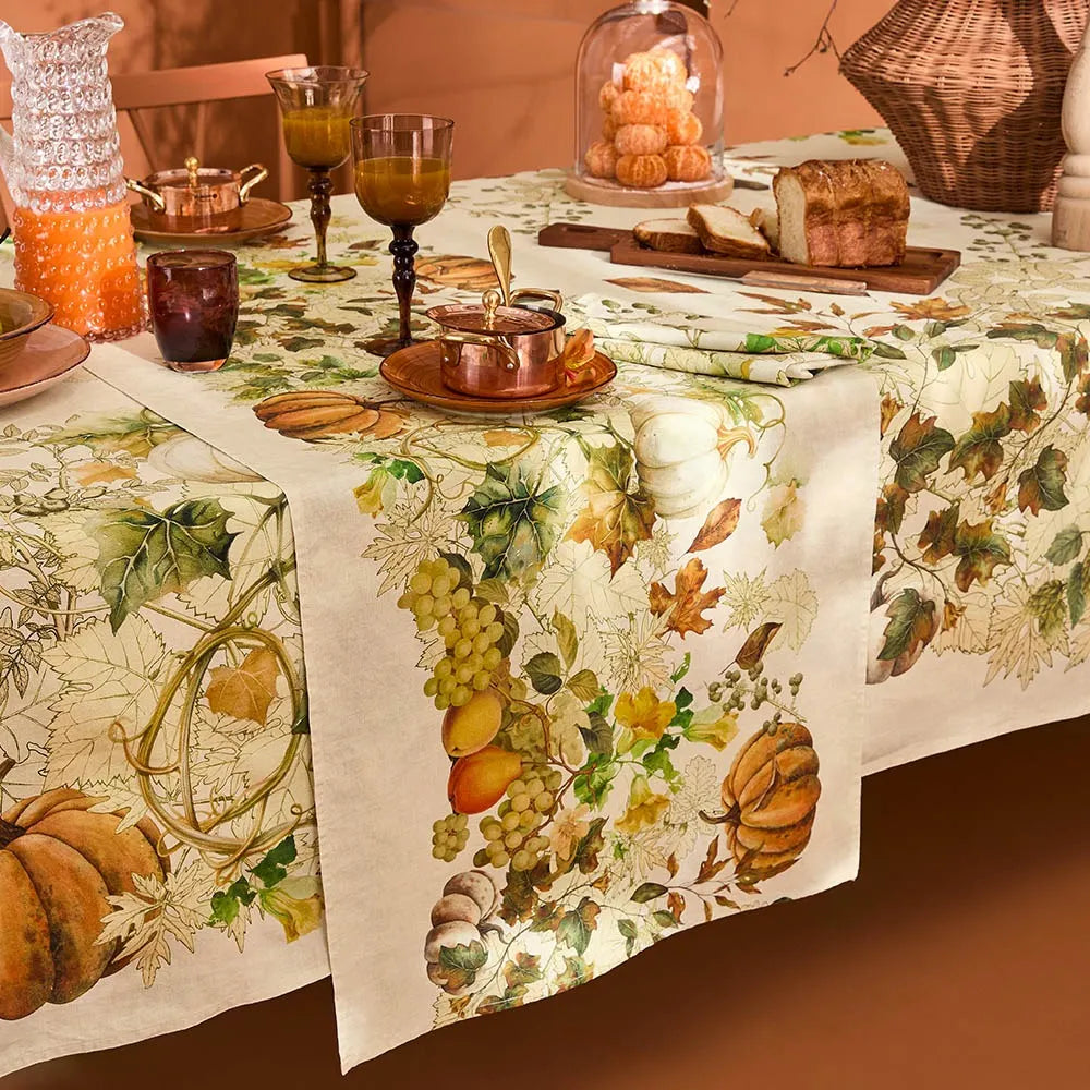 Garnier-Thiebaut Delices D'Automne Potiron Tablerunner 21"x61"