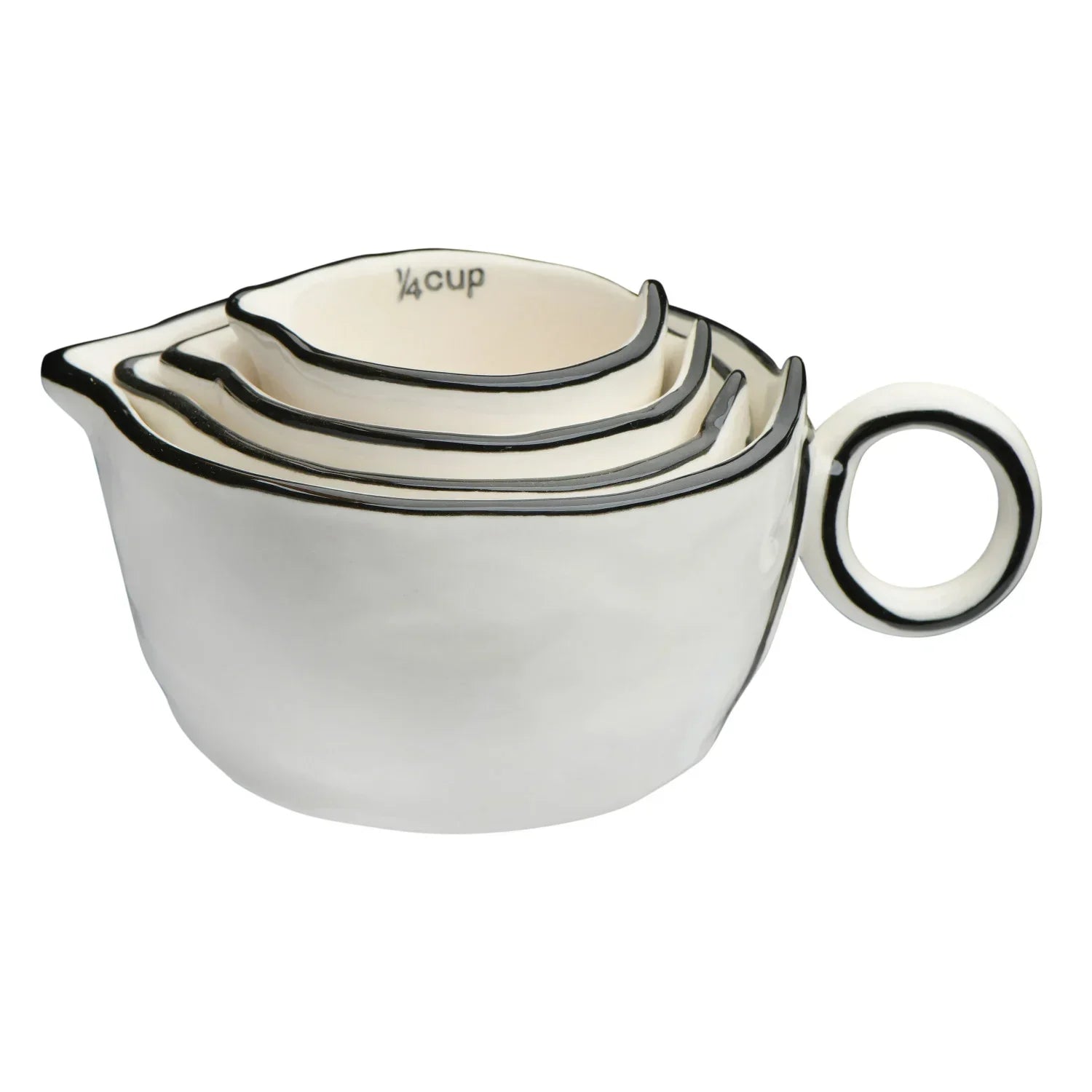 Stoneware Meas Cups, Set of 4 - Marcel’s Culinary Experience