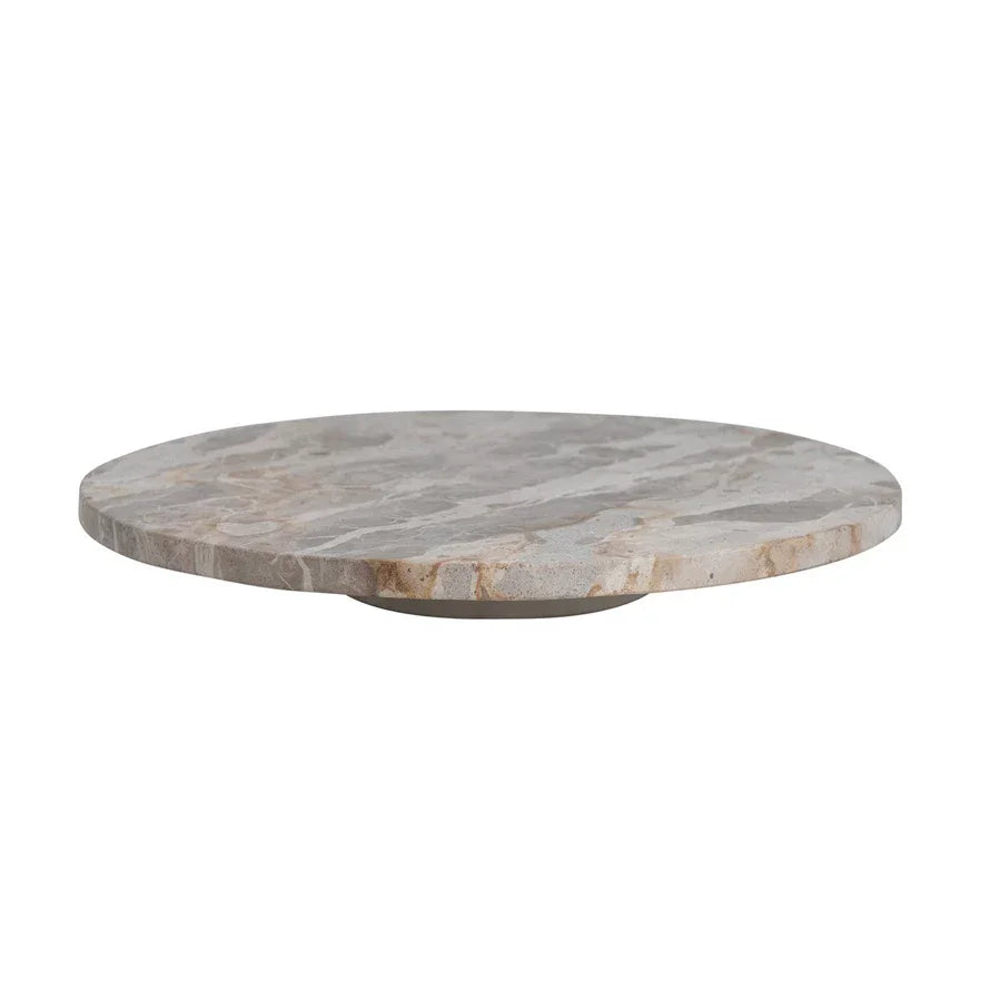 Marble Lazy Susan, Multi Color 14" - Marcel’s Culinary Experience