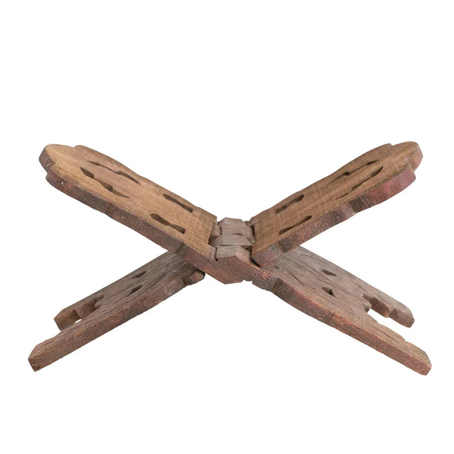 Reclaimed Wood Book Holder - Marcel’s Culinary Experience