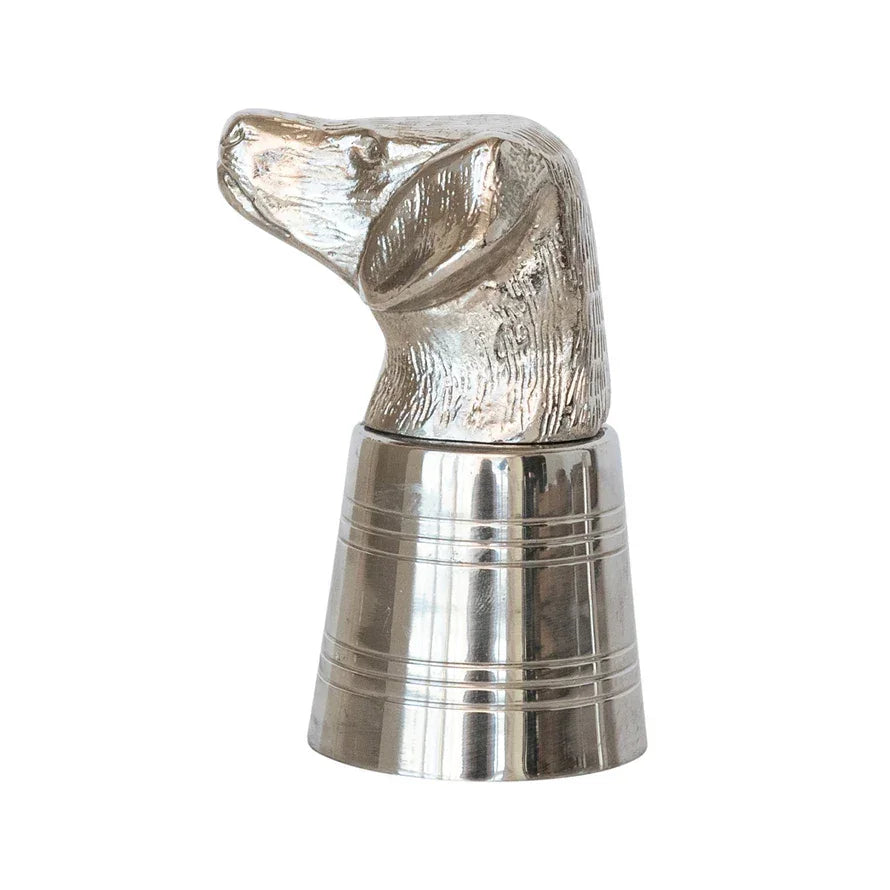 Cast Aluminum Dog Head Jigger in Kraft Box - Marcel’s Culinary Experience