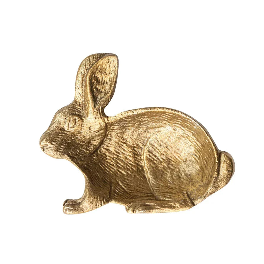 Cast Aluminum Rabbit Shaped Dish, Gold - Marcel’s Culinary Experience