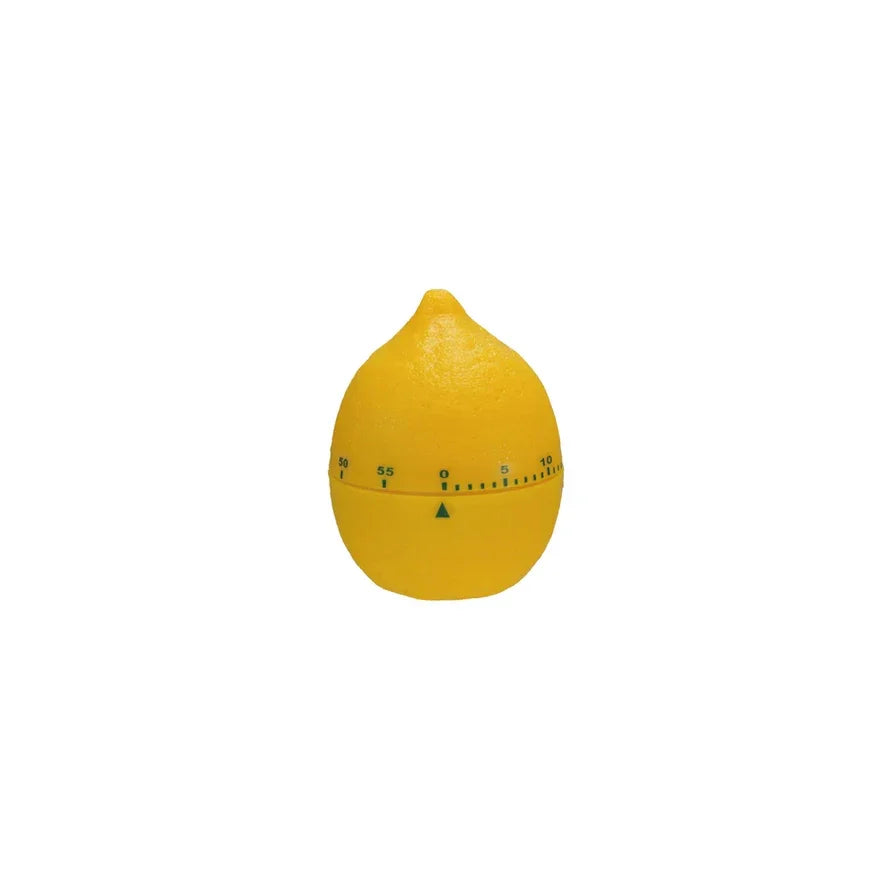 Plastic Lemon Shaped 1 Hour Twist Timer - Marcel’s Culinary Experience