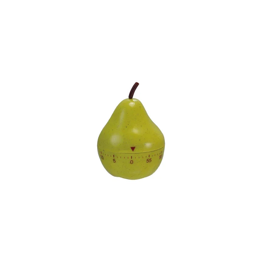 Plastic Pear Shaped 1 Hour Twist Timer - Marcel’s Culinary Experience